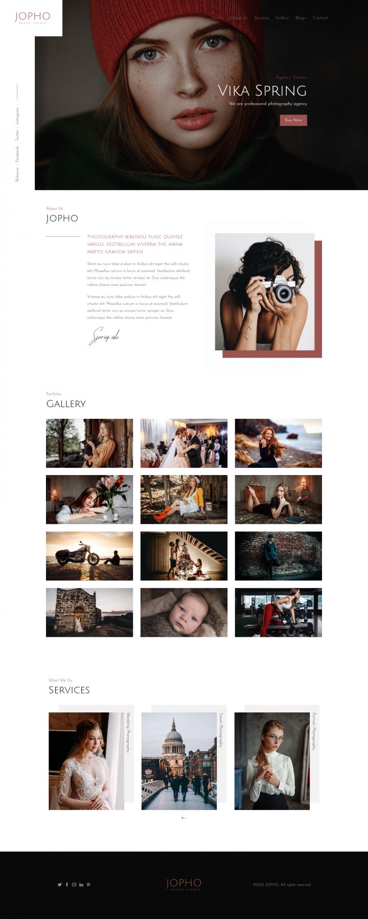 WordPress шаблон ThemeForest Jopho