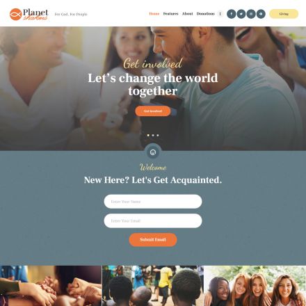 ThemeForest Planet Shakers