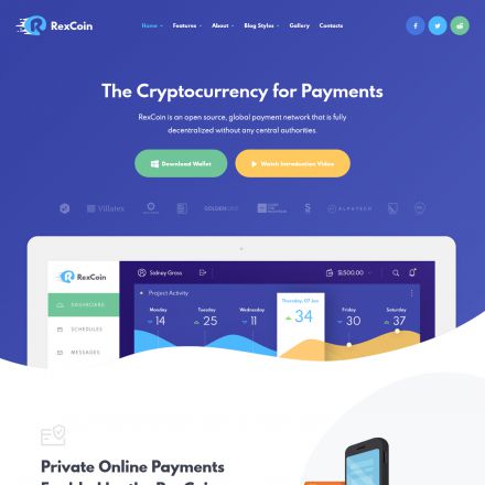 ThemeForest RexCoin