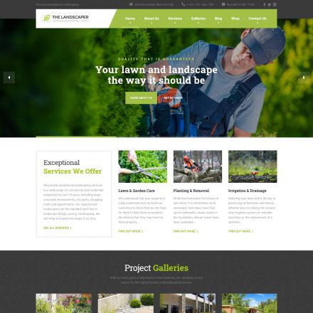 ThemeForest The Landscaper