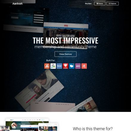 ThemeForest Aardvark