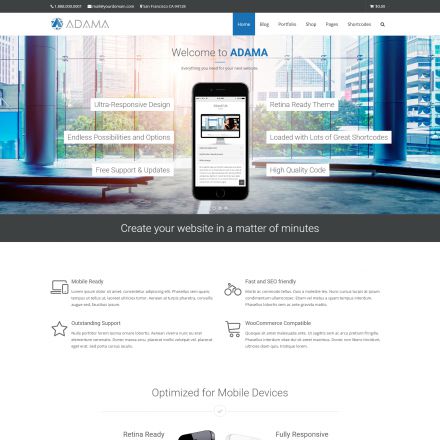ThemeForest Adama