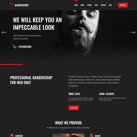 ThemeForest Barbercrop