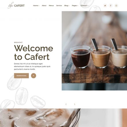 ThemeForest Cafert