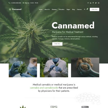 ThemeForest Cannamed