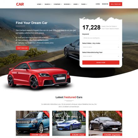 ThemeForest CarSpot