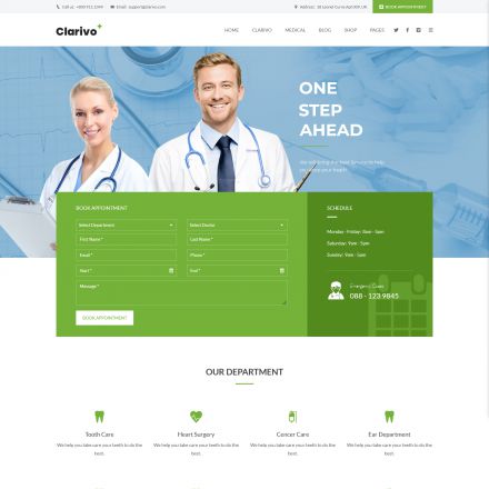 ThemeForest Clarivo