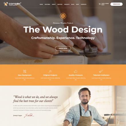 ThemeForest Corgan