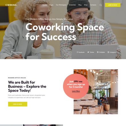 ThemeForest Coworking