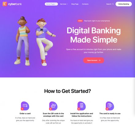 ThemeForest Cyberbank