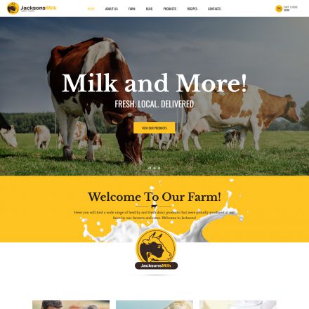 ThemeForest Dairy Farm