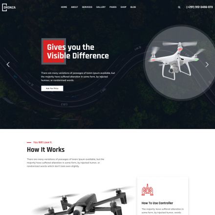 ThemeForest Dronza