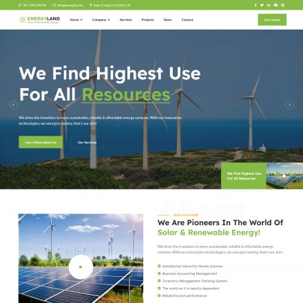 ThemeForest Energyland