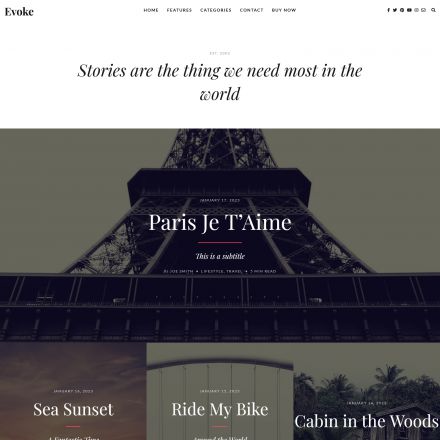 ThemeForest Evoke