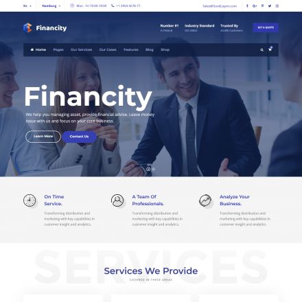 ThemeForest Financity