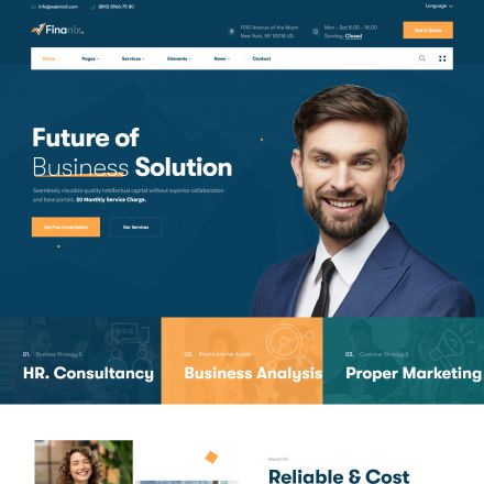 ThemeForest Finanix