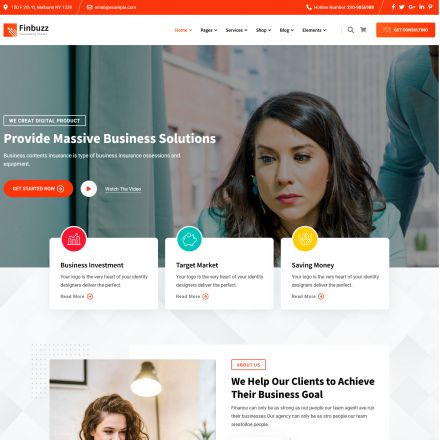 ThemeForest Finbuzz