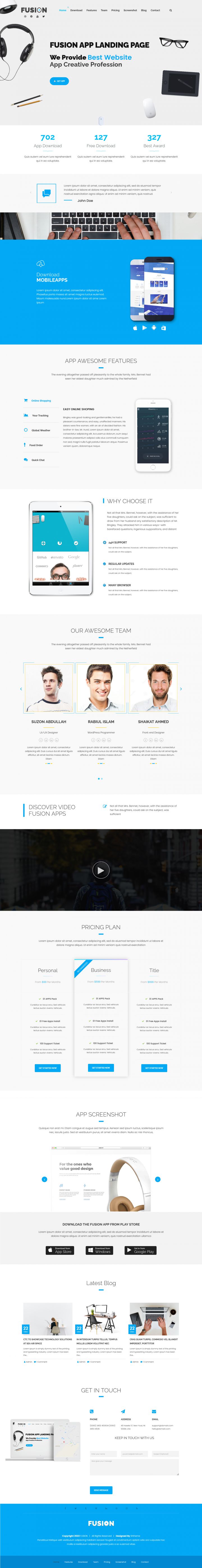 WordPress шаблон ThemeForest Fusion