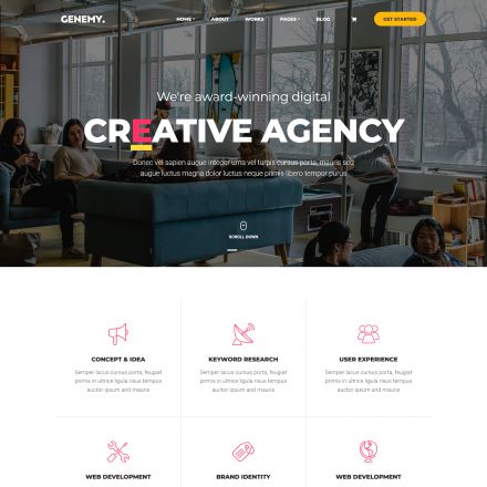 ThemeForest Genemy