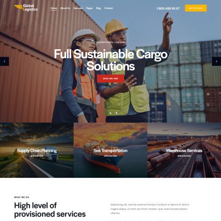 ThemeForest Global Logistics