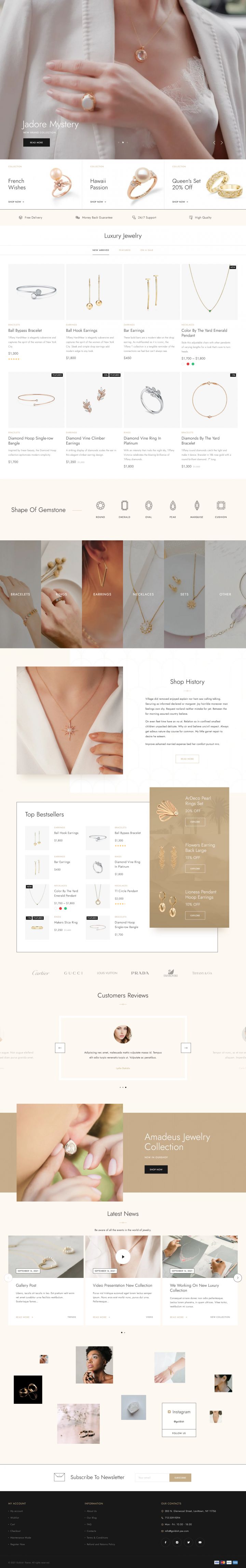 WordPress шаблон ThemeForest Goldish