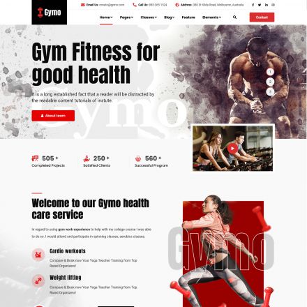 ThemeForest Gymo