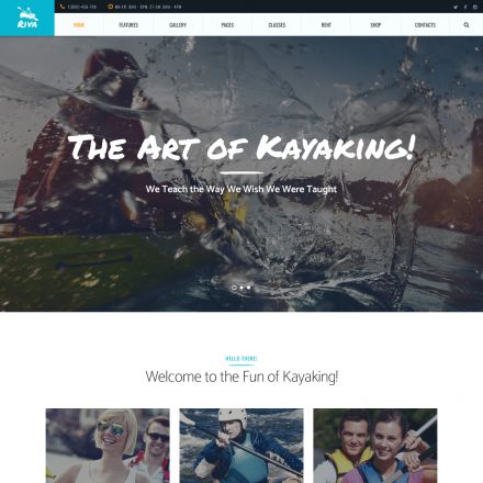 ThemeForest Kayaking
