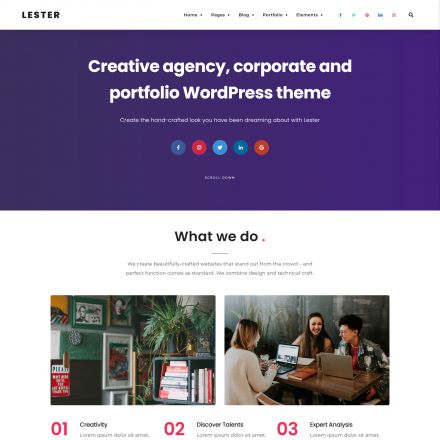 ThemeForest Lester