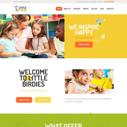 ThemeForest Little Birdies