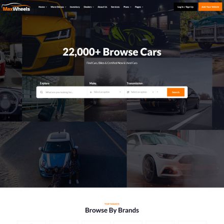 ThemeForest Maxwheels