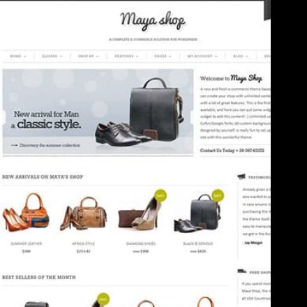 ThemeForest MayaShop