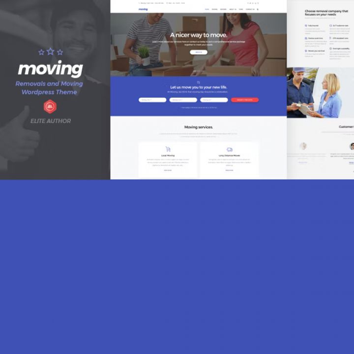 WordPress шаблон ThemeForest Moving