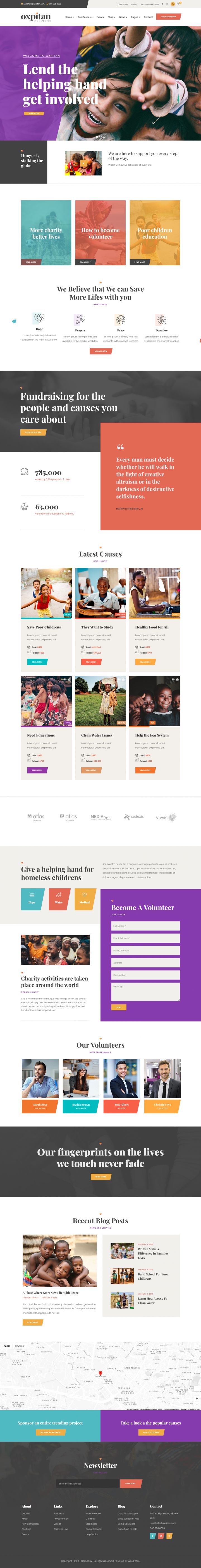 WordPress шаблон ThemeForest Oxpitan