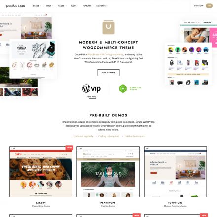 ThemeForest PeakShops