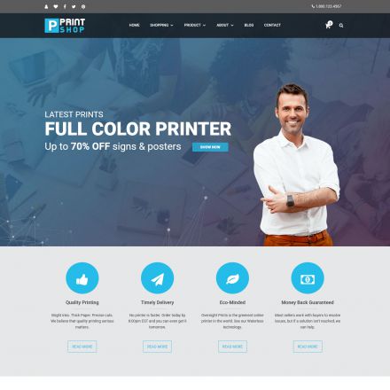 ThemeForest Printshop