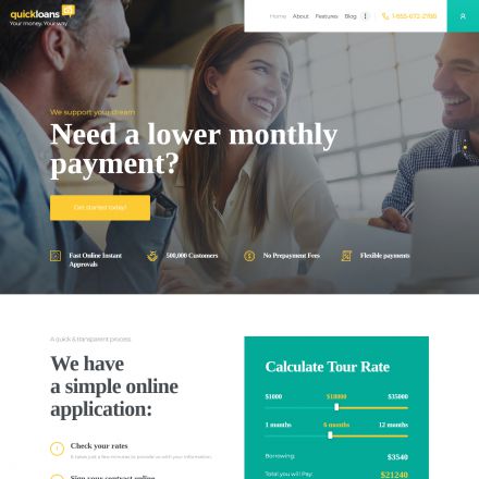 ThemeForest QuickLoans