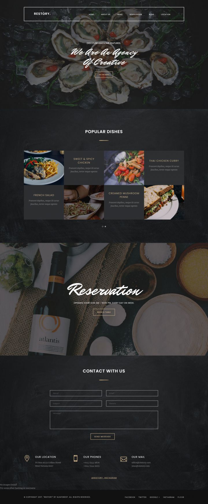 WordPress шаблон ThemeForest Restory