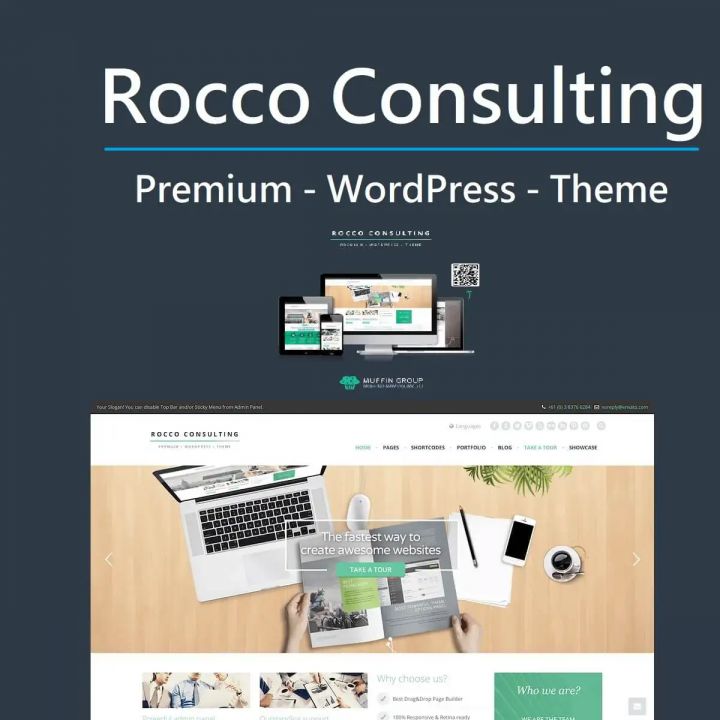 WordPress шаблон ThemeForest Rocco