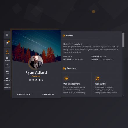 ThemeForest RyanCV