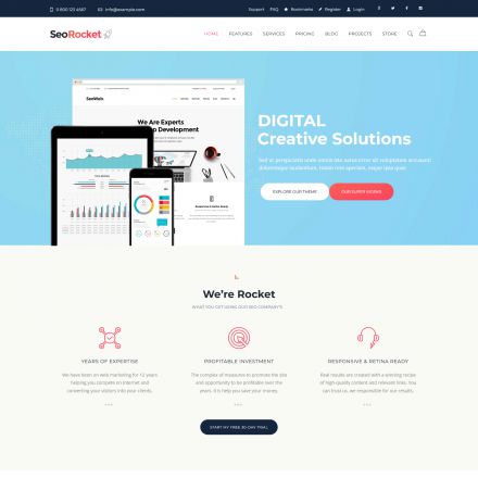 ThemeForest SeoRocket