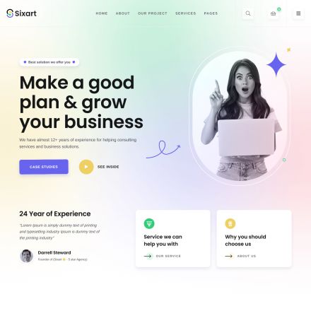 ThemeForest Sixart