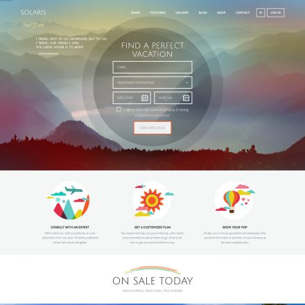 ThemeForest Solaris