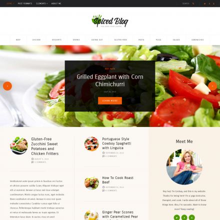 ThemeForest Spiced Blog