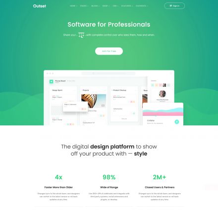 ThemeForest The Outset