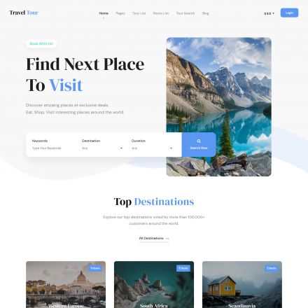 ThemeForest Travel Tour