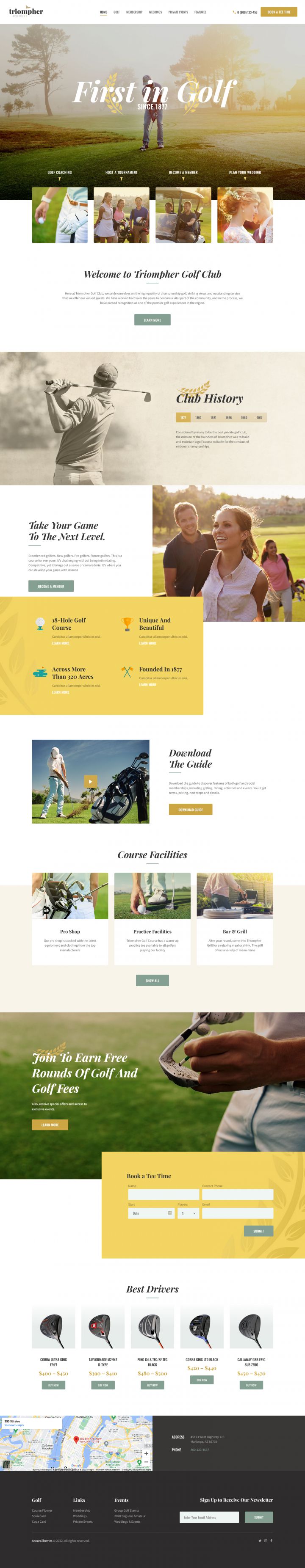 WordPress шаблон ThemeForest Triompher