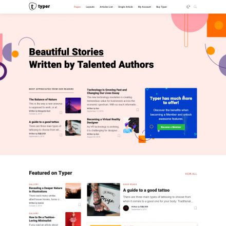 ThemeForest Typer