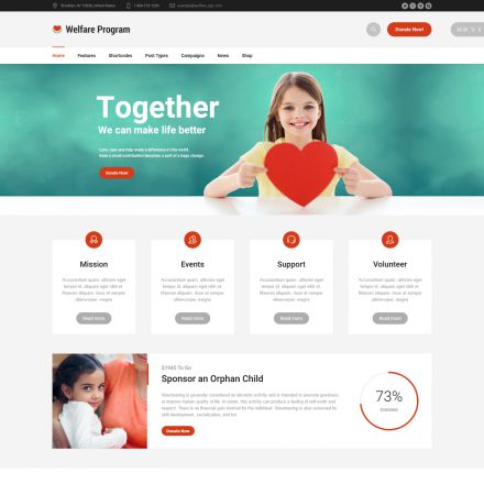 ThemeForest Welfare NGO