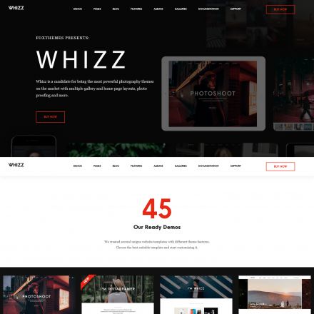 ThemeForest Photography Whizz