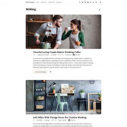 ThemeForest Writing